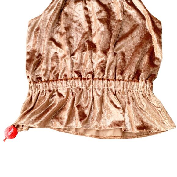 Gorgeous Ramy Brook Metallic Brown Sleeveless Top - Picture 6 of 16